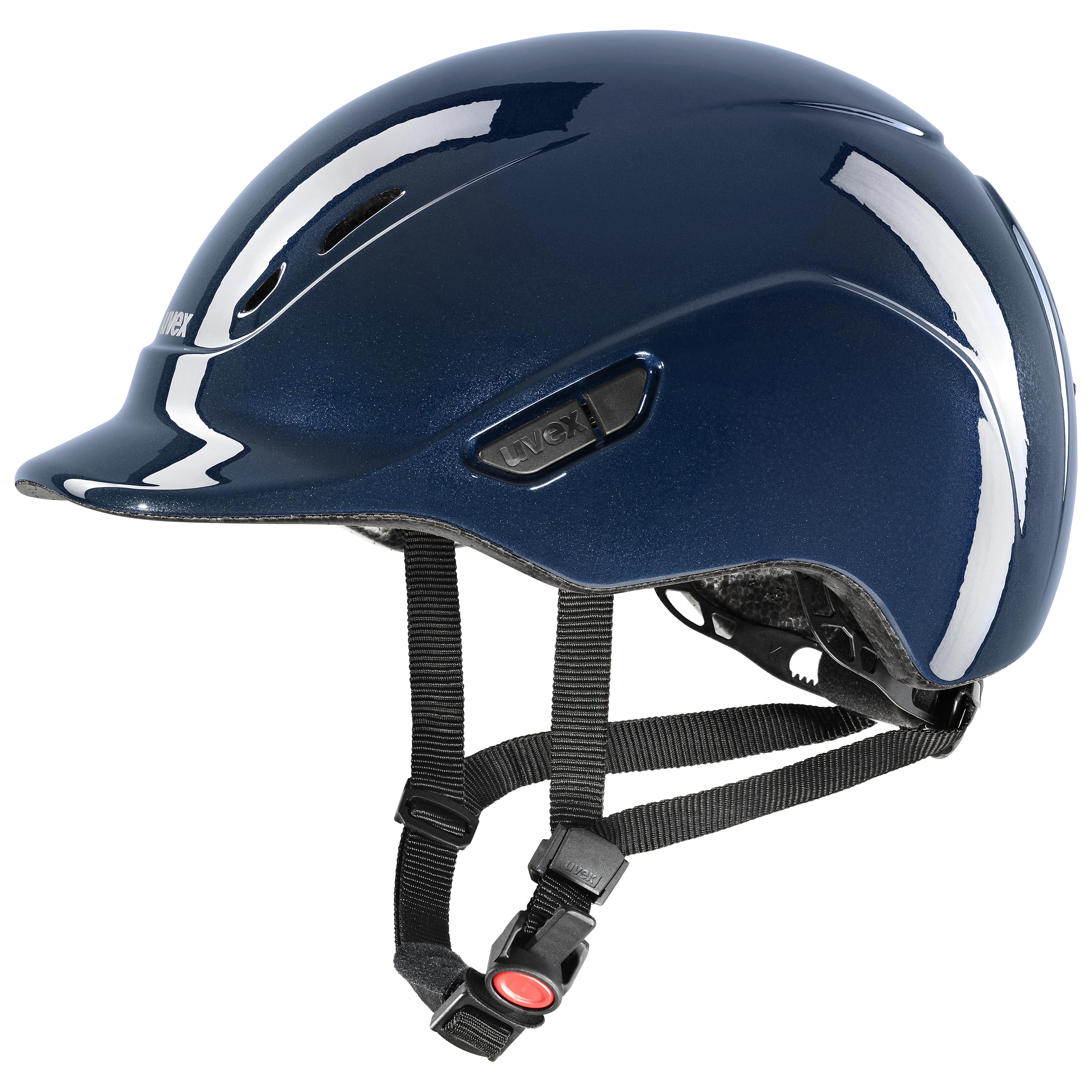 Uvex - Shiny Navy - Adjustable Children's Riding Hat size 49-54 cm