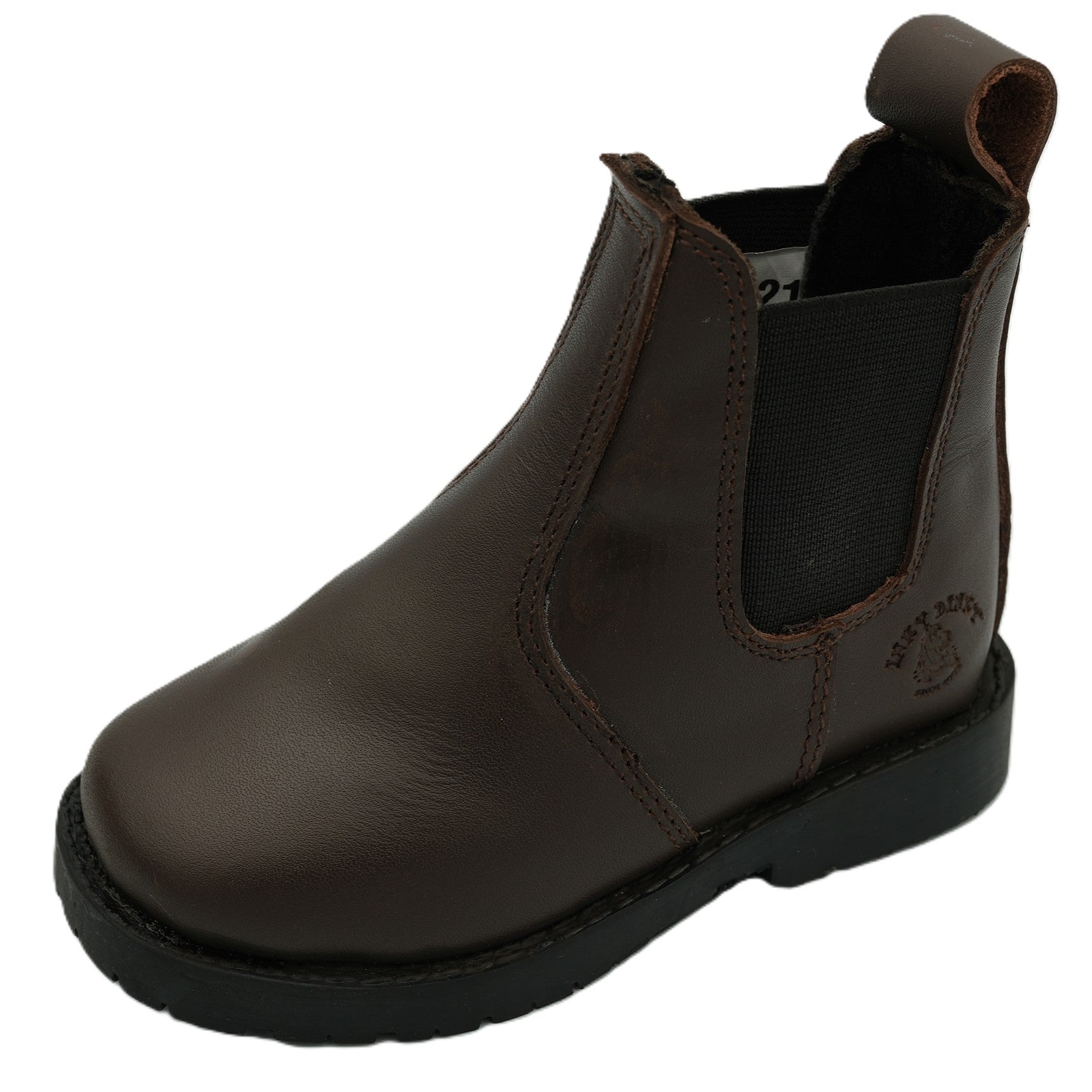 Botas de Montar Jodhpur em Couro Real Inky Dinky