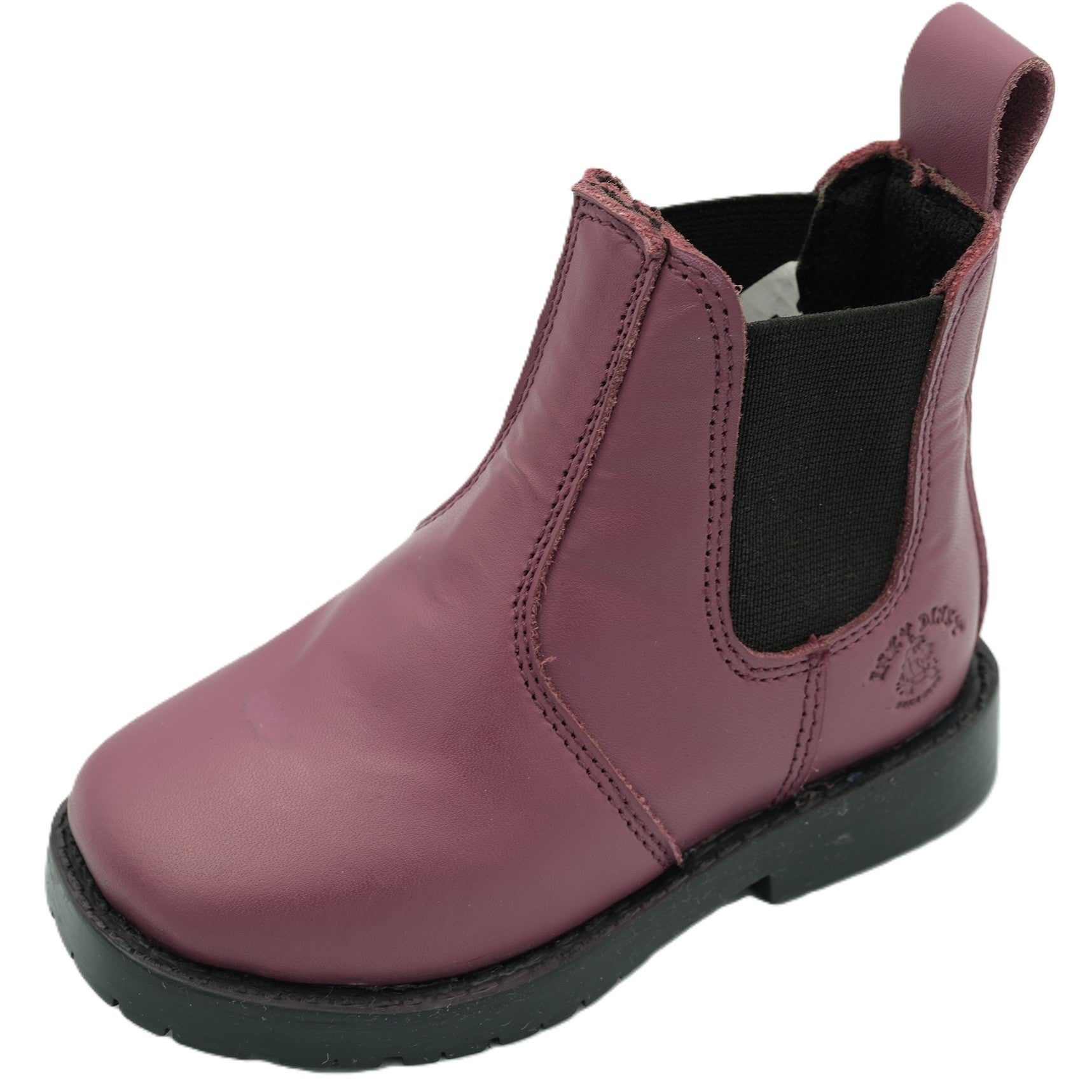 Botas de Montar Jodhpur em Couro Real Inky Dinky
